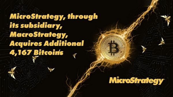Компания MicroStrategy купила биткоины на сумму $190 млн
